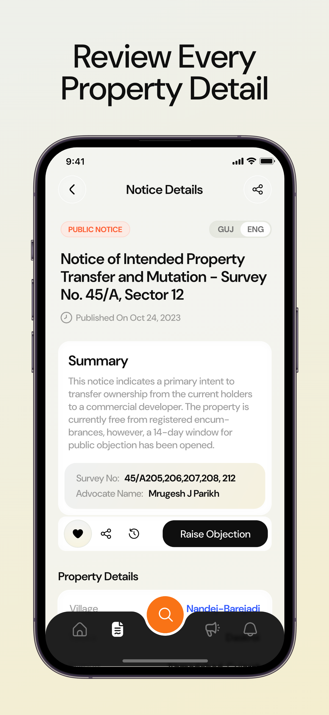 Review Every Property Detail