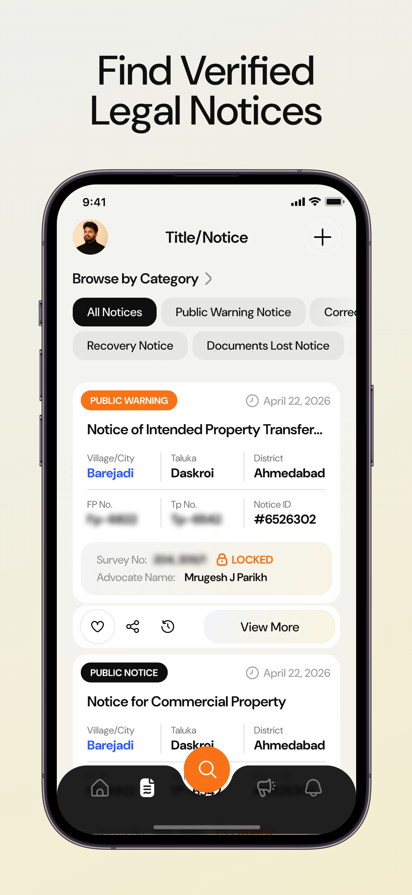 Find Verified Legal Notices