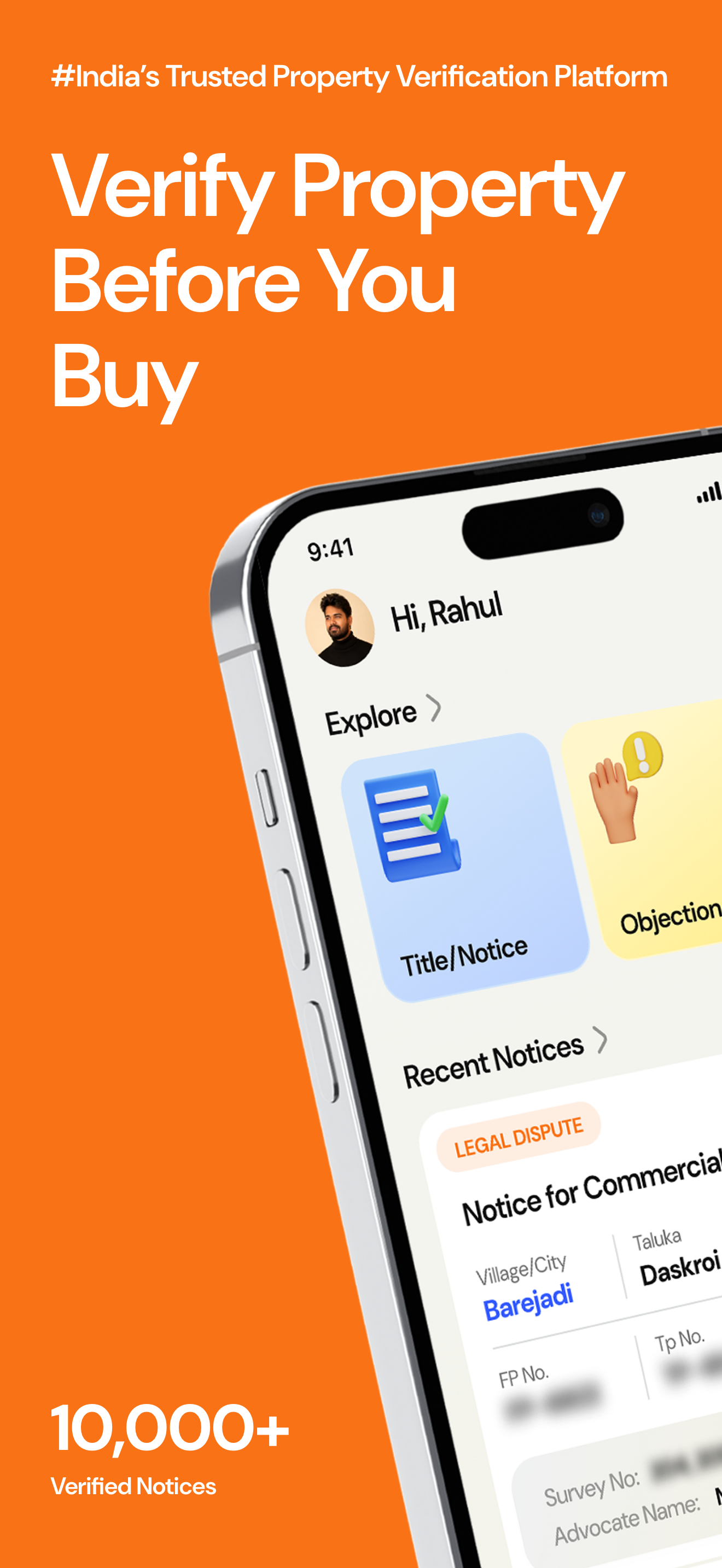TitleBrick app verify property before you buy screen